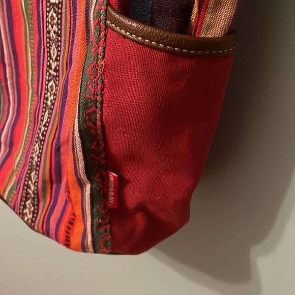 UnionBay Handbag Multicolor Canvas
Striped Boho Bag - Picture 5 of 10
